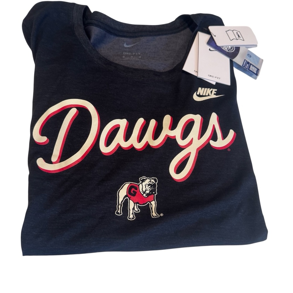 Nike Dry Fit Women’s Dawgs Tee - Dark Gray